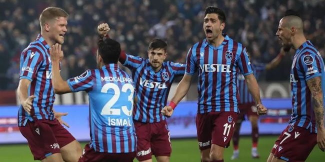 Trabzonspor, 25 sezonun en yüksek puanına ulaştı