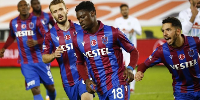 Trabzonspor, zirveye doğru tırmanışını sürdürüyor