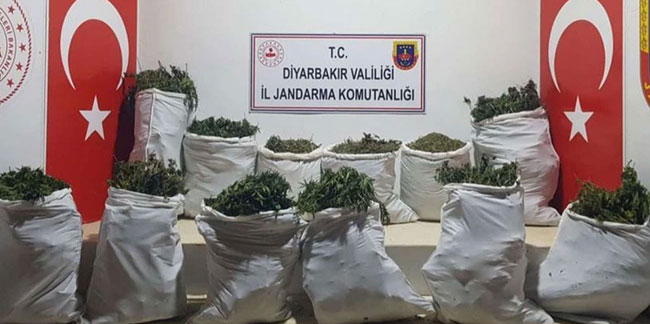 Diyarbakır'da jandarma 240 kilogram esrar ele geçirdi!