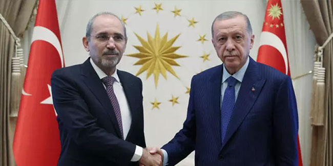Cumhurbaşkanı Erdoğan, Safadi'yi kabul etti