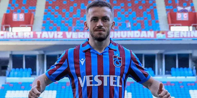 Edin Visca'nın Trabzonspor'daki forma numarası belli oldu