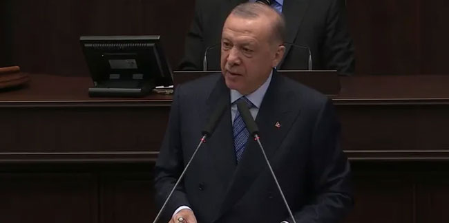 Cumhurbaşkanı Erdoğan'ın grup toplantısı iptal edildi!