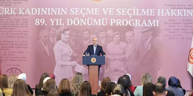 TBMM Başkanı Kurtulmuş'tan 'güçlü aile' ve 'güçlü kadın' vurgusu