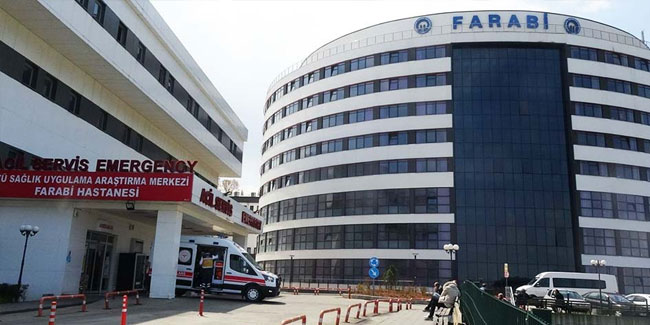 Trabzon'da ,KTÜ Farabi Hastanesi'nde yangın paniği!