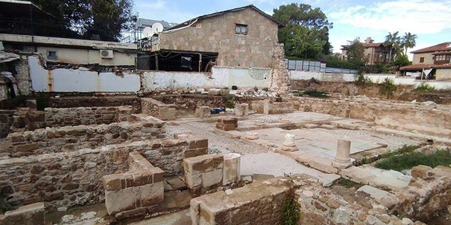 Evin altında 7’nci yüzyıla ait sinagog bulundu