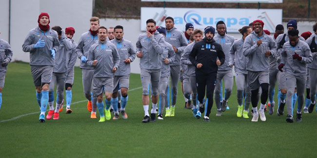 Trabzonspor, Denizlispor maçı hazırlıklarına başladı