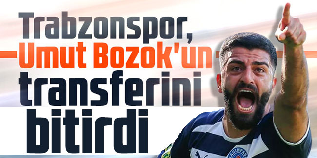 Trabzonspor, Umut Bozok transferini bitirdi!
