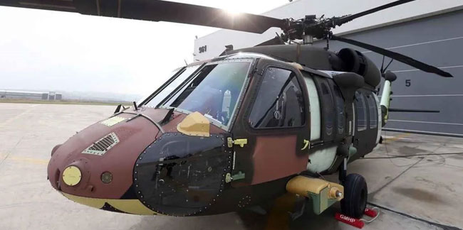 İlk T-70 tipi helikopter Mehmetçik'e teslim edildi!
