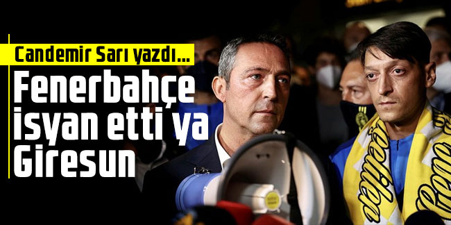 Fenerbahçe isyan etti ya Giresun
