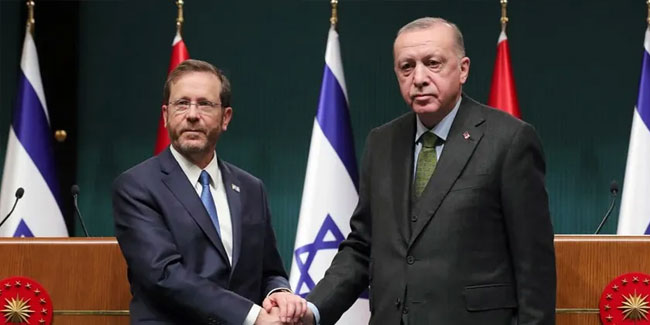 Erdoğan, İsrail Cumhurbaşkanı Herzog ile görüştü