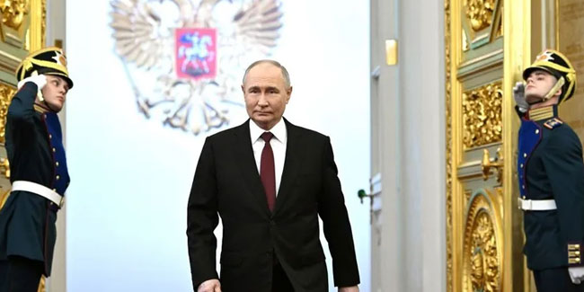 ABD ve Batılı ülkeler törene katılmadı: Putin'in 5. dönemi başladı!