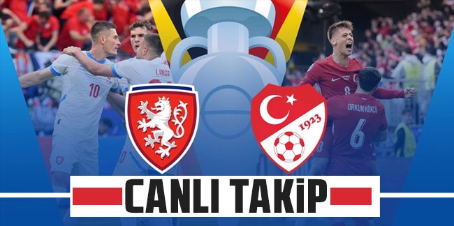Çekya 1 - 2 Türkiye | CANLI SKOR