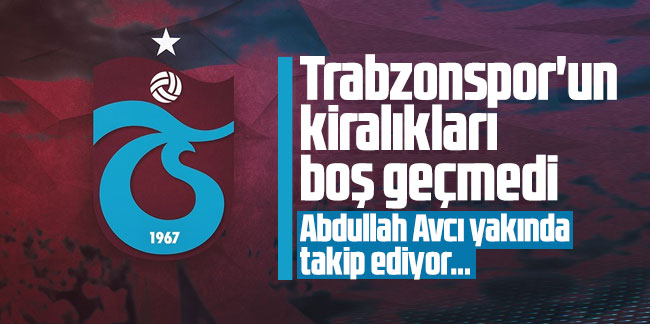 Trabzonspor'un kiralıkları boş geçmedi
