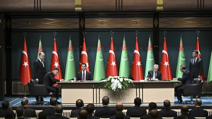 Türkiye ile Türkmenistan arasında 13 işbirliği anlaşması!