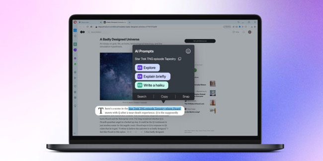 Opera tarayıcısına ChatGPT özelliği geldi