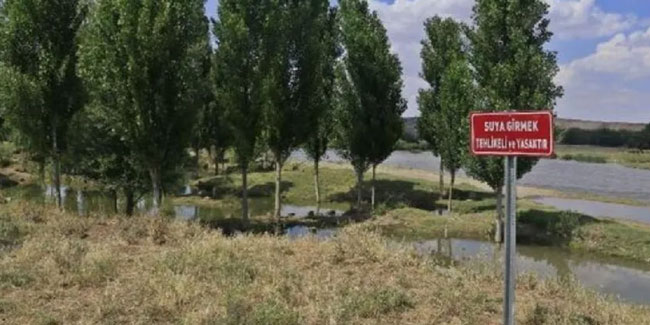 Dicle Nehri'nde 3 liselinin öldüğü bölgeye uyarı tabelaları dikildi