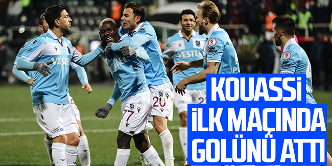 Kouassi’den ilk maçında ilk gol