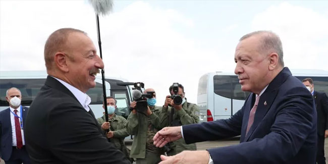 Cumhurbaşkanı Erdoğan, Azerbaycan'da Şuşa'yı ziyaret etti 