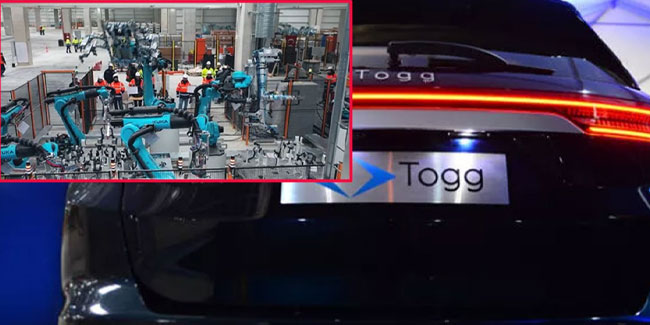 TOGG'da robotlar provalara başladı