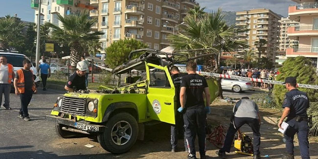 Antalya’da turistlerin saferi faciası: 3 ölü