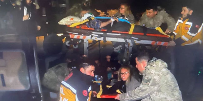 MSB: Yaralı vatandaşımız askeri helikopterle hastaneye tahliye edildi