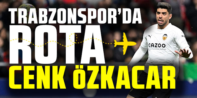 Trabzonspor'da rota Cenk Özkacar