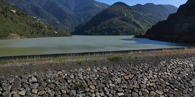 Trabzon’un içme suyunun karşılandığı Atasu Barajı’nda doluluk oranı 2 yıldır 100’de 100 seviyelerinde
