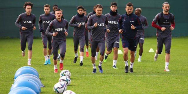 Trabzonspor'da neşeli antrenman