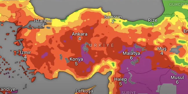Türkiye'nin yangın risk haritası: En tehlikeli bölgeler belli oldu