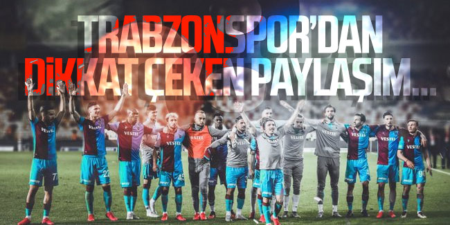 Trabzonspor'dan dikkat çeken paylaşım: 8. şampiyonluk....  