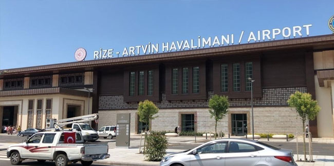Rize-Artvin Havalimanını 5 ayda 425 bin 967 kişi kullandı