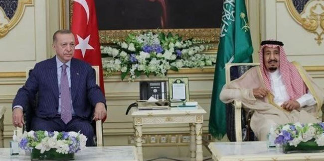 Erdoğan, Suudi Arabistan Kralı ve veliaht prensle görüştü