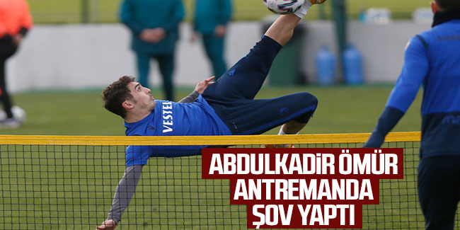 Abdulkadir Ömür şov yaptı