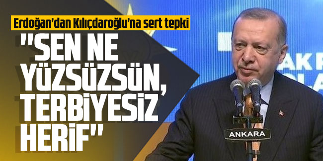 Erdoğan'dan Kılıçdaroğlu'na: ''Sen buna layık değilsin!''