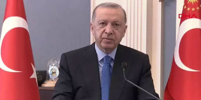 Erdoğan, Mavi Vatan 2022 Tatbikatı'nda konuştu