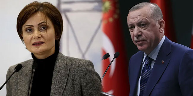 Cumhurbaşkanı Erdoğan'dan Kaftancıoğlu'na tazminat davası