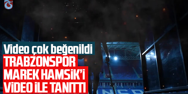 Trabzonspor'dan Hamsik'e muhteşem video tanıtımı