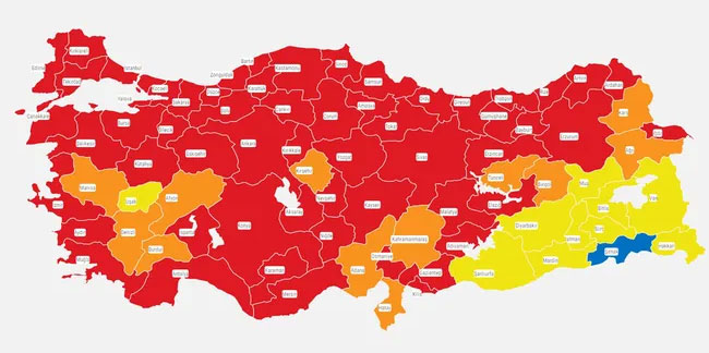 Türkyie'de şimdi de ''kırmızı kategori'' endişesi