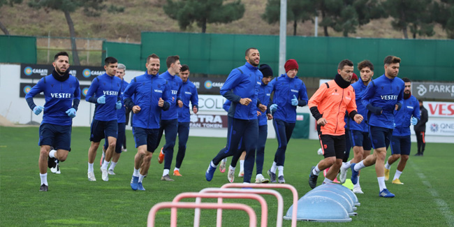 Trabzonspor'da Konyaspor maçı hazırlıkları başladı