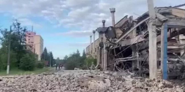 Kiev Rus saldırısı sonrası görüntülendi