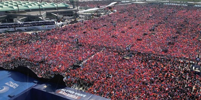 Cumhurbaşkanı Erdoğan 'Büyük İstanbul Mitingi'ne katılım sayısını açıkladı