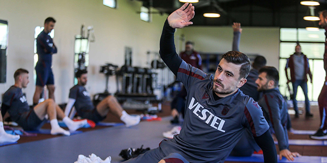 Trabzonspor'da, Gaziantep FK maçı hazırlıkları devam ediyor