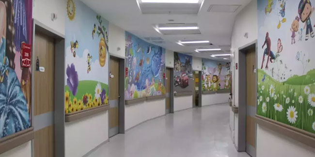 Bayburt'ta çocuk servisinin duvarları süslendi!
