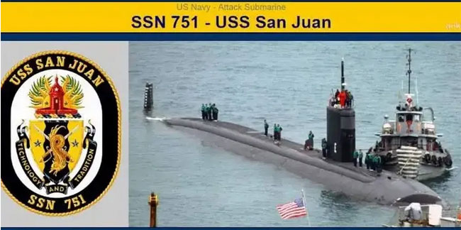 ABD denizaltısı GKRY Limanı'na demirledi, ortalık karıştı!