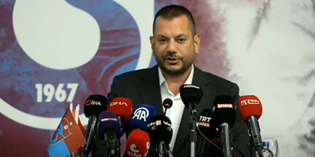 Trabzonspor Başkanı Ertuğrul Doğan: "Hiçbir yere gitmiyoruz"
