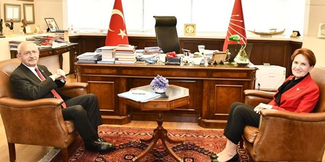 Meral Akşener, Kemal Kılıçdaroğlu’nu da ziyaret etti
