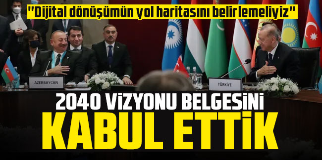 Cumhurbaşkanı Erdoğan ve İlham Aliyev'den Türk Konseyi Zirvesi'nde açıklamalar
