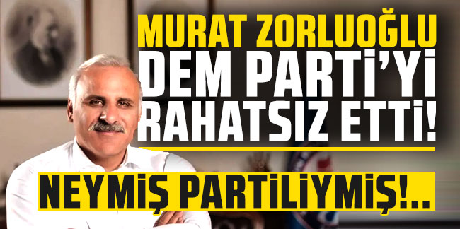 Murat Zorluoğlu’nun Diyarbakır Valiliği görevine atanması DEM Partiyi rahatsız etti!