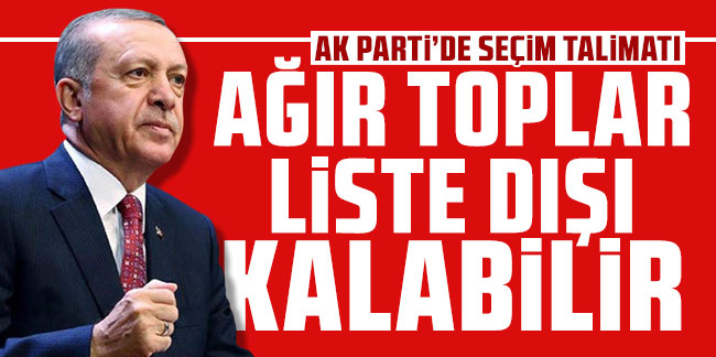 Cumhurbaşkanı Erdoğan'dan AK Parti'ye seçim talimatı!