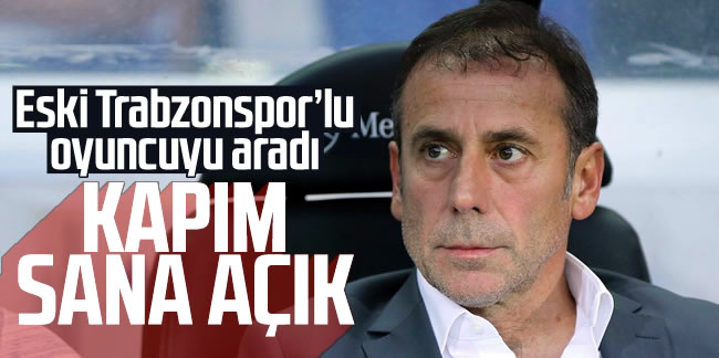 Abdullah Avcı'dan eski Trabzonspor'lu oyuncuya sürpriz telefon!